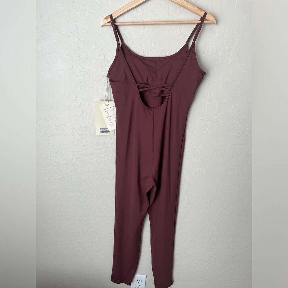 Adanola ultimate low cross back unitard burgundy XL NWT - Picture 5 of 13